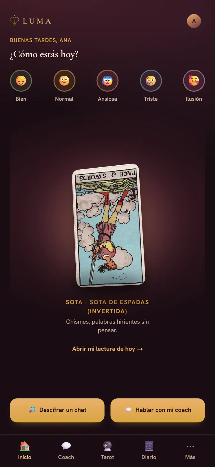 Tu día, en un vistazo